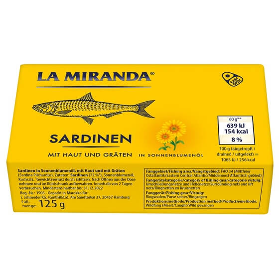 Sardinen in Öl 125g La Miranda