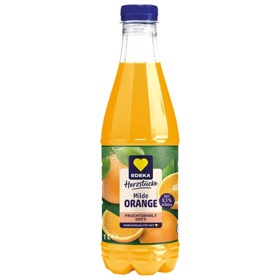 Orangensaft Mild Einweg-Pfand 6x1 Liter Edeka Herzstücke