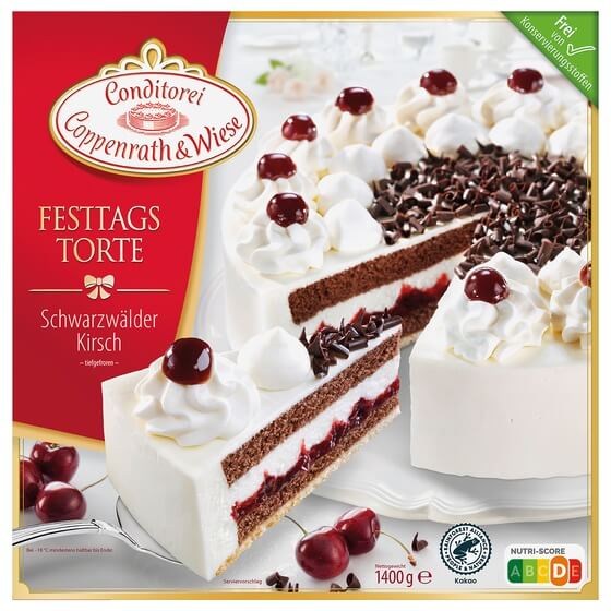 Schwarzwälder-Kirsch-Torte ungesch TK 1,4kg Coppenrath&Wiese
