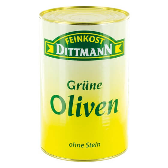 Oliven grün ohne Stein 4kg/2kg Dittmann