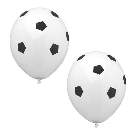 Luftballons Soccer Ø 25 cm 8 Stück Papstar