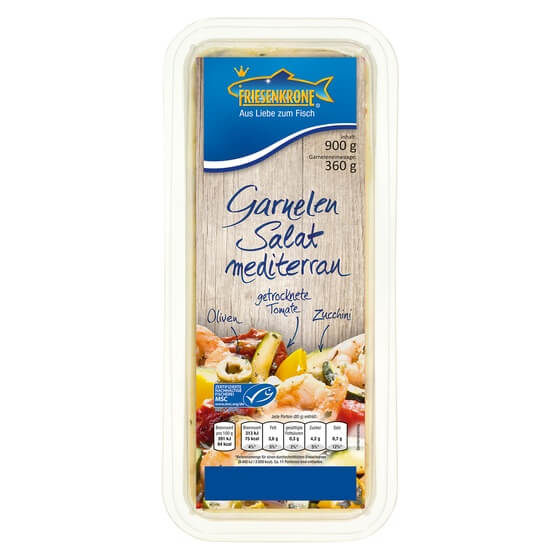 Garnelensalat Mediterran 900g Friesenkrone
