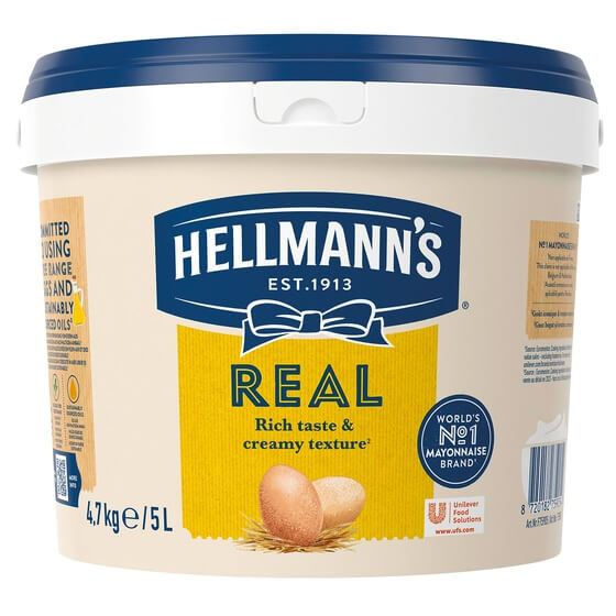 Mayonnaise 70% 5KG Hellmann´s Real