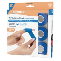 HACCP-Pflaster blau selbsthaftend 5mx2,5cm 9 Rollen Papstar