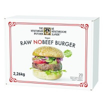 No Beef Raw Burger veganer Burgerpatty 20x113g=2,26kg TVB