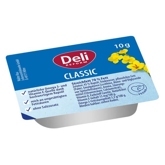 Deli Reform Margarine Original ZBE 120x10g 70% Fettgehalt