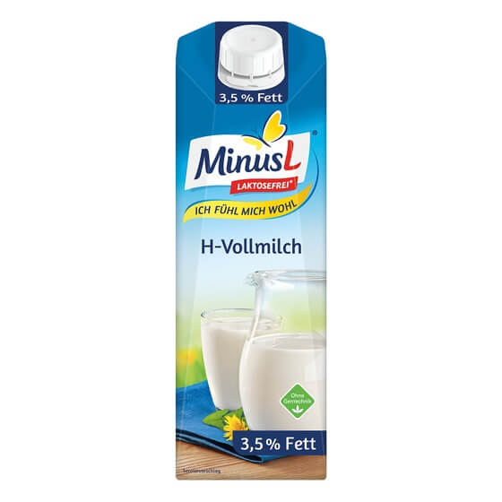 H-Milch lactosefrei 3,8% 1l Minus L