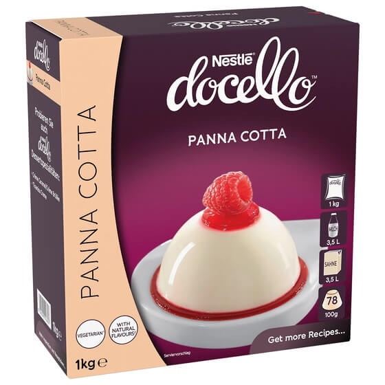 Panna Cotta ODZ ca.78 Portionen 1kg Nestle Docello