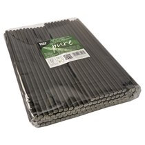 Shakehalme "pure" schwarz 8mmx25cm 100ST Papstar