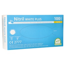 Handschuhe Nitril Weiß S 100St Papstar