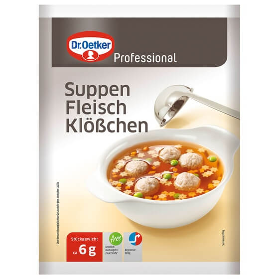 Suppenfleischklößchen 5g TK 1Kg Oetker