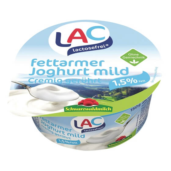Joghurt natur 1,5% lactosefrei 150g Schwarzwaldmilch