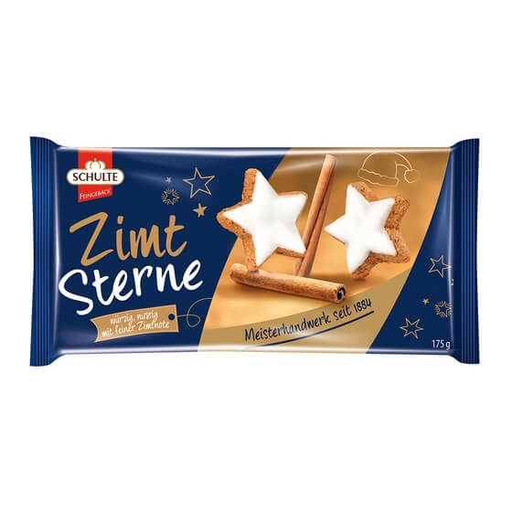 Zimtsterne mittel 175g Schulte