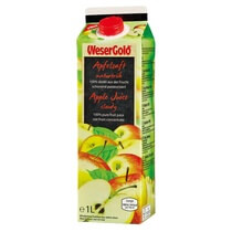 Apfelsaft naturtrüb 8x1l Wesergold