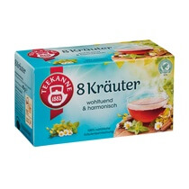 8-Kräuertee 20 Beutel kuvertiert Teekanne BR