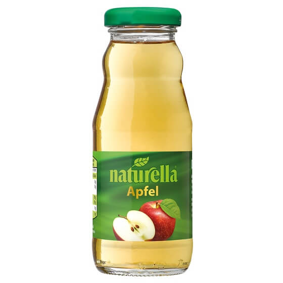 Apfelsaft 100% Glasflasche 0,2 l Naturella