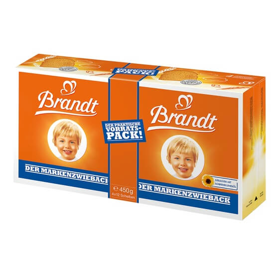 Zwieback 10x450g/Packung Brandt
