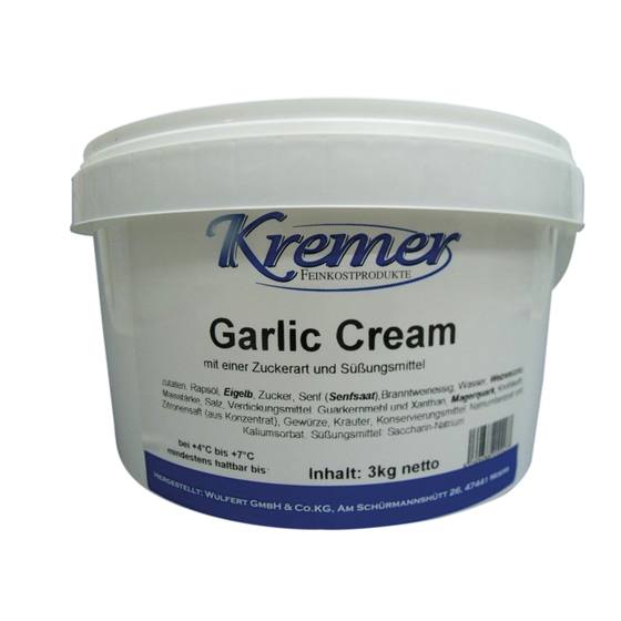 Garlic Cream (Knoblauchcreme) 3kg Wulfert