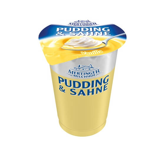 Pudding Vanilla Sahne 125g Merting