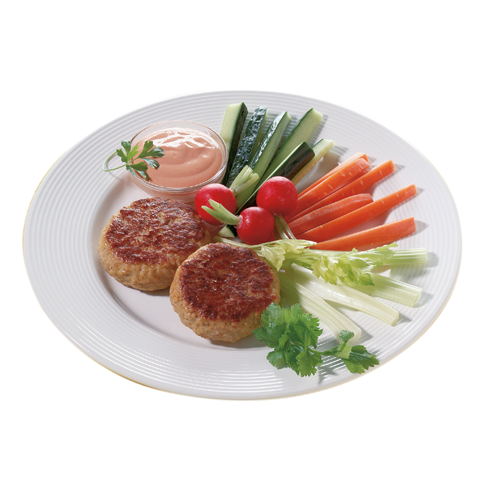 Geflügel Frikadelle gegart 100g/3kg