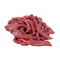 Weiderindergeschnetzeltes I a.d. Keule,roh,natur ca.1kg