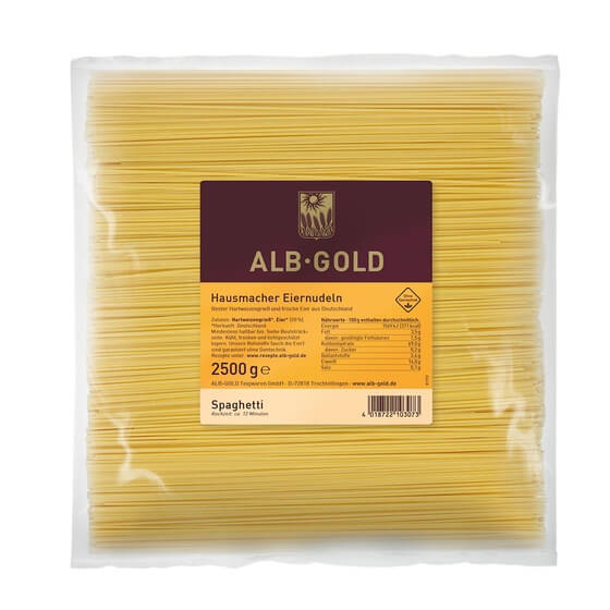Spaghetti Hausmacher Eierteigware ODZ 2,5kg Albgold