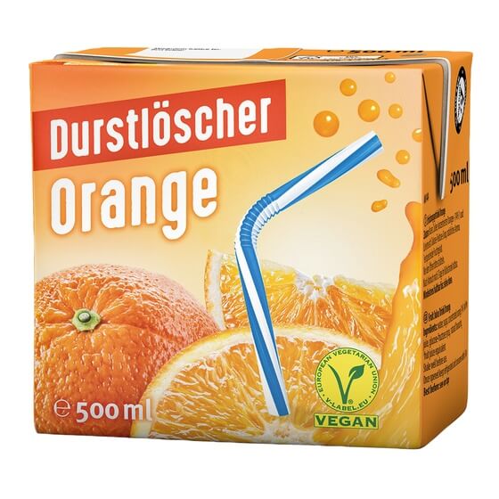 Fruchtsaftgetränk Orange 12x0,5l Durstlöscher