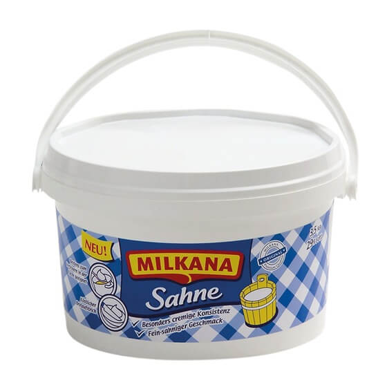 Milkana | Sahne 29% | 3,5KG Stroetmann24 Schmelzkäse Plattform | Lebensmittel bestellen Großverbraucher Online Lebensmittel B2B