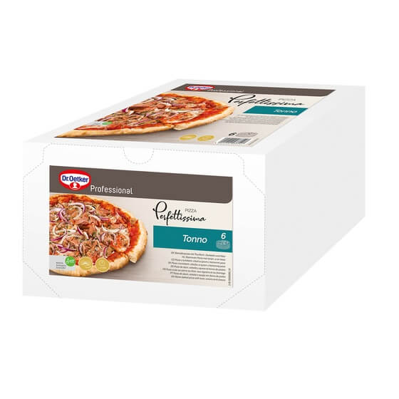 Pizza Perfettissima Tonno 6 Stück 2,5kg Oetker