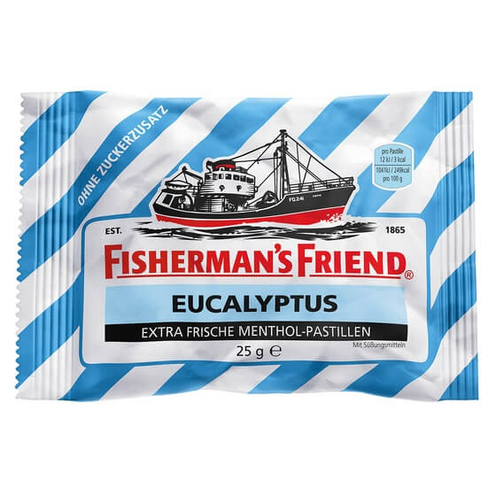 Fisherman's Friend Eucalyptus extra stark ohne Zucker 24x25g