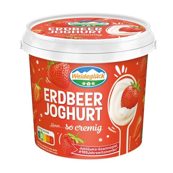 Joghurt Erdbeer 3,5% 1000gr Weideglück