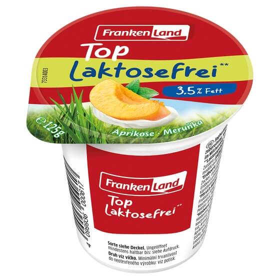 H-Fruchtjoghurt Laktosefrei sortiert 3,5% 20x125g Fankenland