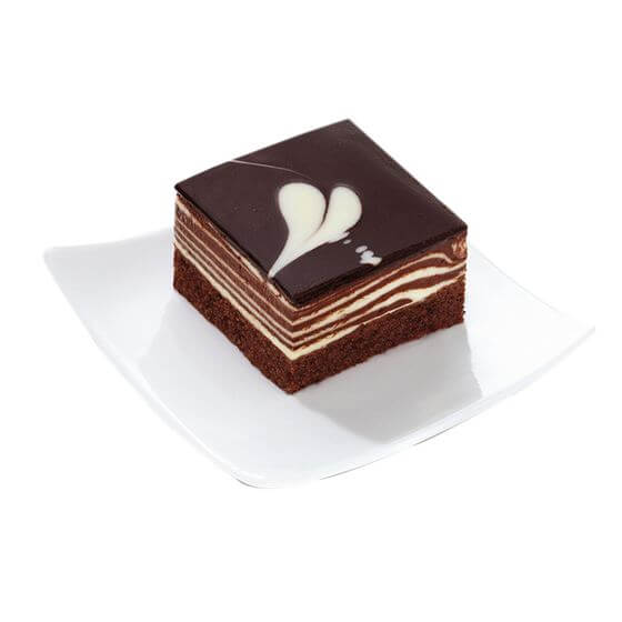 Mousse-au-Chocolat-Schnitte geschnitten 24 Portionen TK 1kg
