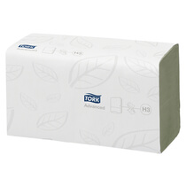 Papierhandtücher grün Zickzackfalz.2-lagig 15x250 Blatt Tork