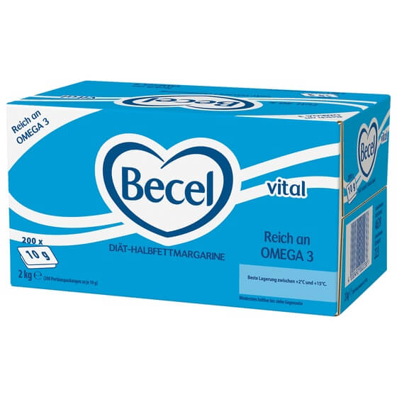 Margarine vital 200x10g Portion Becel