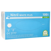 Handschuhe Nitril Weiß L 100St Papstar