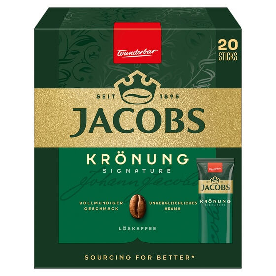 Kaffee Sticks instant 20 Stück = 36g Jacobs Krönung