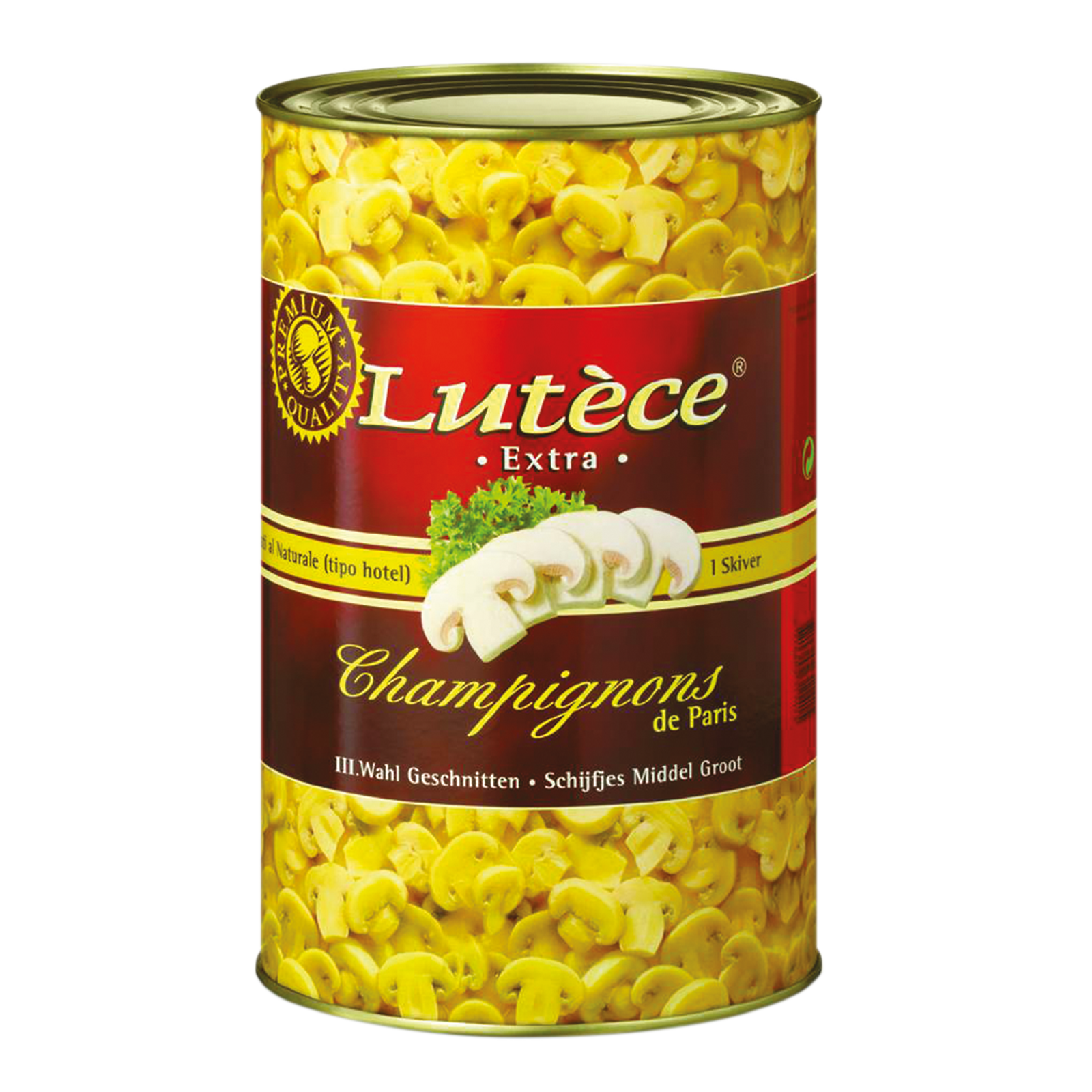 Champignons 3.Wahl Scheiben 4kg Lutece