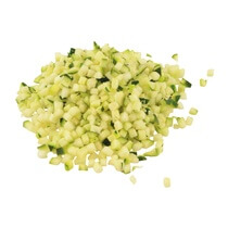 Zucchini Brunoise 5mm 1kg Funken