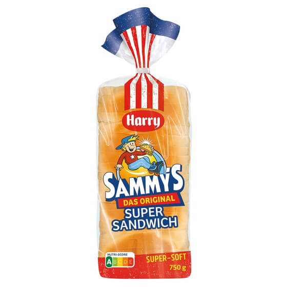 Sammys Super Sandwich Toast 750G Harry-Brot
