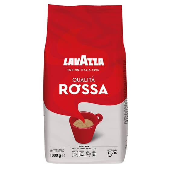 Kaffee Qualita Rossa ganze Bohne 1kg Lavazza