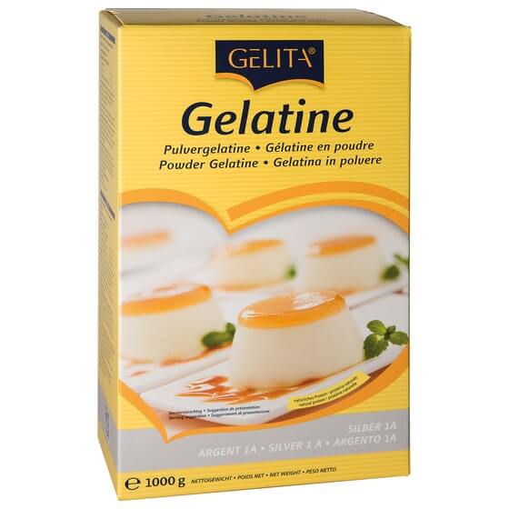 Gelatine Silber 1A Weiß 1kg Gelita