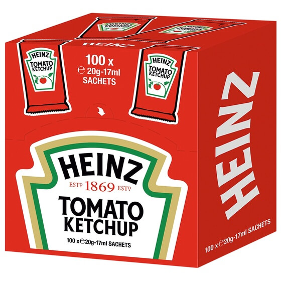 Tomatenketchup portioniert 100x17ml Heinz