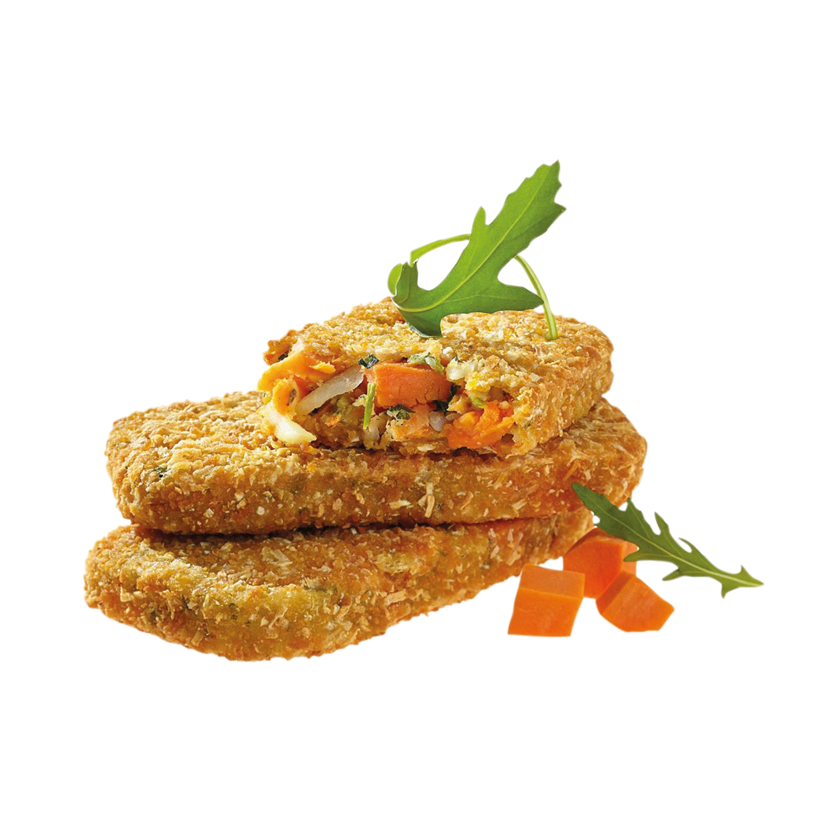 Rucola Süßkartoffel Schnitte paniert vorgebacken TK 2,5Kg