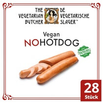 No Hot Dog vegane Wurst auf Soja-Basis 28x75g TVB