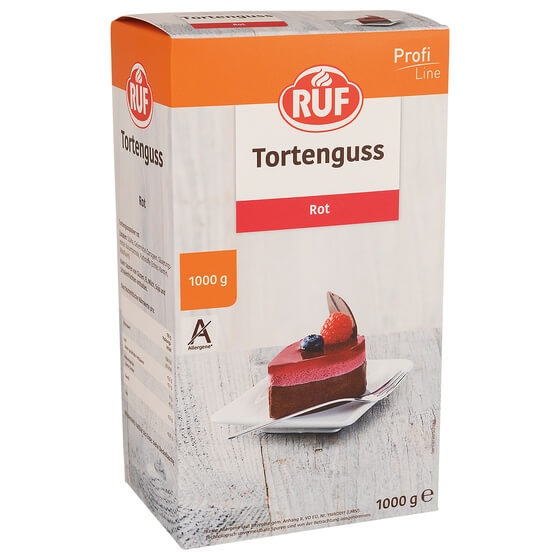 Tortenguss Rot 1kg Ruf
