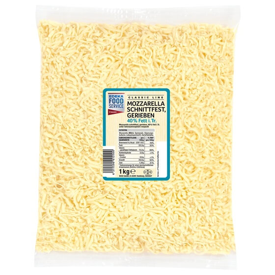 Mozzarella 40% F.i.Tr. gerieben 1kg EFS