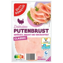 Putenbrust geräuchert 100g G&G