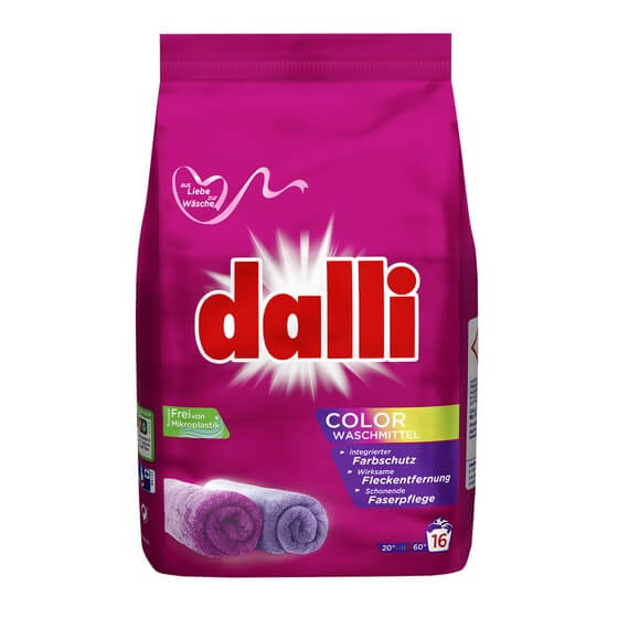 Colorwaschmittel Plus 16 Waschladungen 1,12kg Dalli
