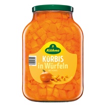 Kürbis in Stückchen 2,45kg/1,46kg Kühne